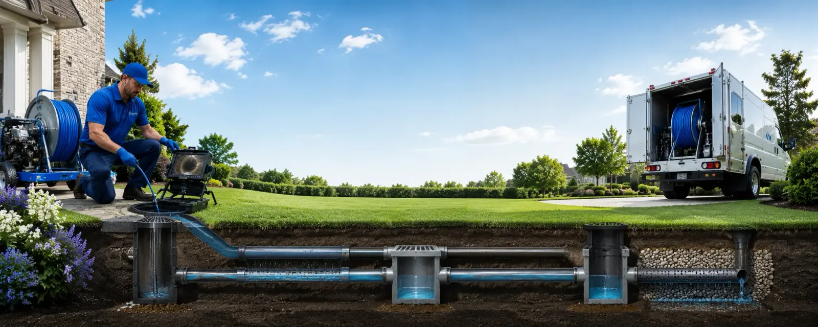 Outdoor drain cleaning information for Goodwell, OK